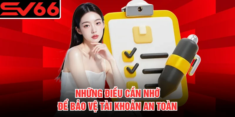 Những điều cần nhớ để bảo vệ tài khoản an toàn
