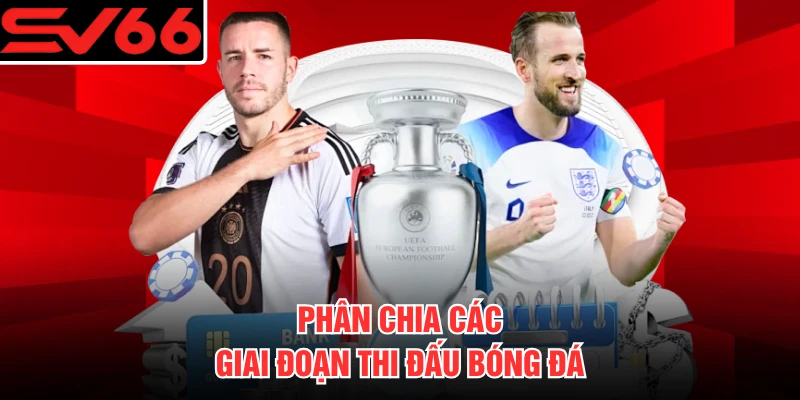 Phân chia các giai đoạn thi đấu bóng đá